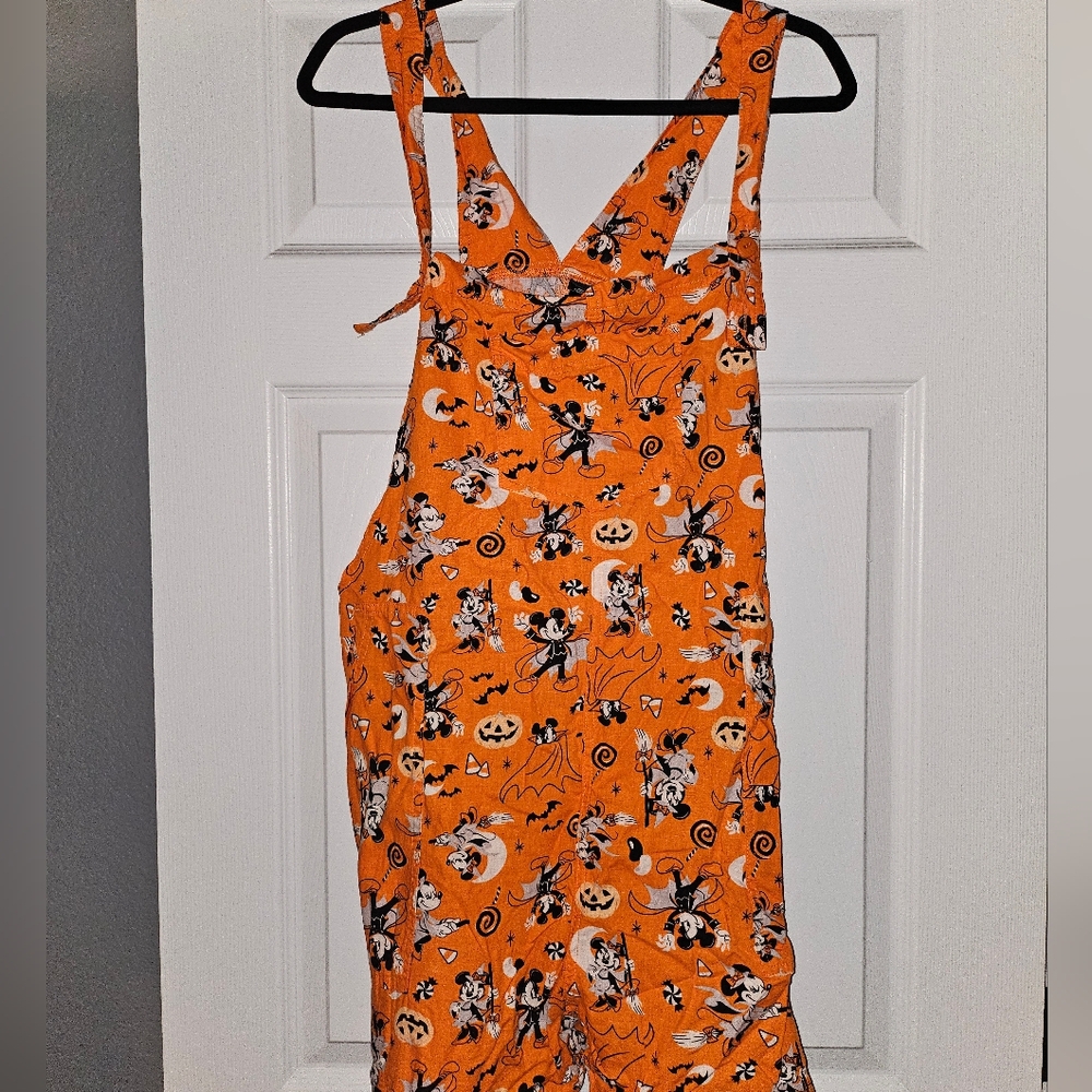 Mickey and Minnie Halloween Overalls, Women's size XL
